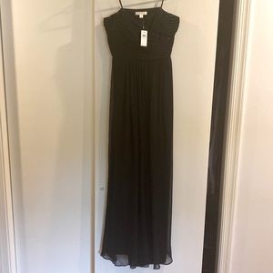 NWT Ann Taylor strapless chiffon gown 4